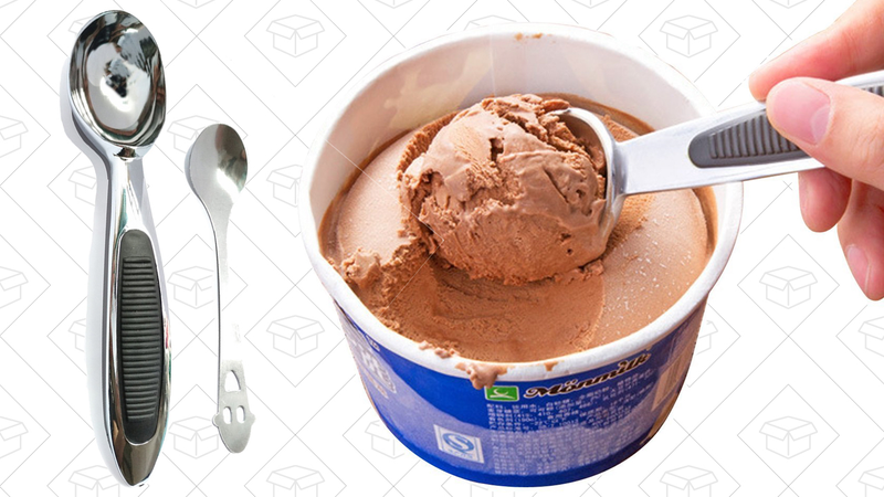 Ice Cream Scoop + Bonus Spoon, $6 with code H2K5IXU4